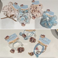 HELLO KITTY SUN KISSED SCRUNCHIE SANRIO HAIR TIE SANRIO SUMMER HELLO KITTY SUN KISS KITTY TANNING TA
