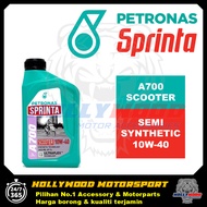 PETRONAS SPRINTA A700 SCOOTER 10W-40 SEMI SYNTHETIC ENGINE OIL MINYAK HITAM SKUTER