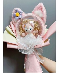 現貨❗️❗️ linabell公仔波波球花束🌹 玲娜貝兒 LinaBell Stella Lao 星黛露 滿天星花束 led燈 永生花 乾花 情人節禮物 520花束 勿忘我 母親節花束 母親節禮物 畢