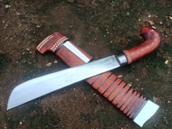 golok kerja tebas bambu kayu bahan baja per tempa sepuh air kahs seuat banten