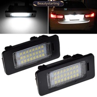 BEAUTYSTARTING 1Pc/2Pcs 6000k Car License plate Light White No Error Led Number License Plate Light 