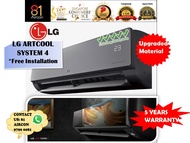 【81 Aircon】  LG Artcool Plus Series Aircon- System 4【5 Ticks】(410A GAS)