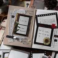 5 pcs decorative paper journal vintage aesthetic journal kit/journal paper/bullet journal/old paper/