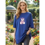 21267 [AIYOU] M-5XL Tshirt Clothes T shirt Plus Size Tshirt Crop Top Round Neck Korean Style Women F