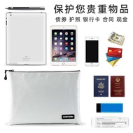 Document Office Waterproof Flame Retardant File Information Protection Bag File Bag File Fireproof Z