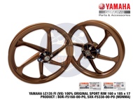 LC135 FI 135LC V8 100% ORIGINAL SPORT RIM CAST WHEEL MDNMA COPPER BDK-F5168-00-P0 33 5XK-F5338-00-P0