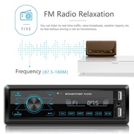 able 1 Din Car MP3 Multimedia Player Bluetooth 12V Car Stereo Radio FM AUX-IN Input Receiver SD USB In-dash