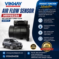 MIT AIRTREK TURBO CU2W AIR FLOW SENSOR  E5T08173 MR988286