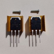 Transistor D1047 B817 pair ofOriginals