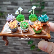 Mini Stone Lotus Pot Model 01 1/12 Scale