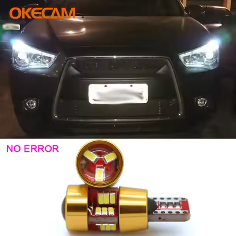 2x T10 W5W Led Car Parking Clearance Lights for Mitsubishi Outlander 3 Asx Lancer 10 9 L200 Pajero S