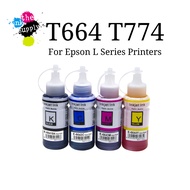 T664 T774 Compatible Epson Ink Bottle Refill for L120 L130 L220 L360 L380 L1300 EcoTank Printer [the