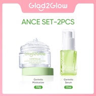(แพ็กคู่ ราคาโปร)  Glad2Glow Centella Salicylic Acid Power Acne Serum กีวี 3D แอซิด แอคเน่ มอยส์เจอร