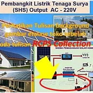 Solar Panel Pembangkit Listrik Tenaga Surya 500watt