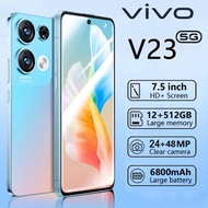 【1 Year Warranty】New Original Smartphone V23 7.5 inch Full screen mobile phone specials RAM 12GB ROM