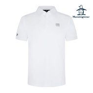 MUNSINGWEAR/Wanxingwei Golf Wear Men's New Short Sleeve T-Shirt Fashion Printed Lapel Polo Shirt