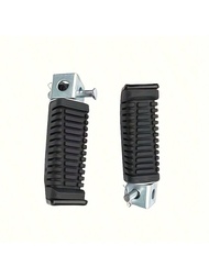 Gác chân sau xe máy/xe đạp điện - Thiết kế dày có thể gập lại, Phụ kiện màu đen, Phù hợp với GS125 v