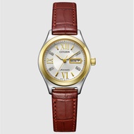 JDM JAN WATCH ★ CitizenCollection analog Mechanical leather strap ladies watch PD7166-03A《U》
