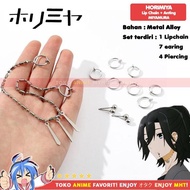 Lip Chain Earrings Lip Chain Accessories Horimiya Miyamura Izumi Cosplay