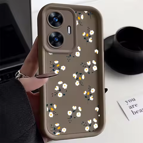 C55 Lovely Flower New Sky Eye Phone Case For Realme C55 C21 C20 C51 C65 C25 C12 C30 C15 C53 C67 C20A