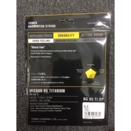 65 Titanium MY Stok Sedia Tali Raket Badminton BG80 Power BG66Ult Raket Tali Badminton Raket Tali Ba