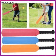 [zdgoarqj] Cricket Bat Baseball Bat and Balls Comfort Grip Family Games Sport Playing Toys for Indoo