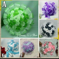 BUKET BUNGA MP0114 - HAND BUCKET - BUNGA TANGAN PENGANTIN - WEEDING - HANDMADE