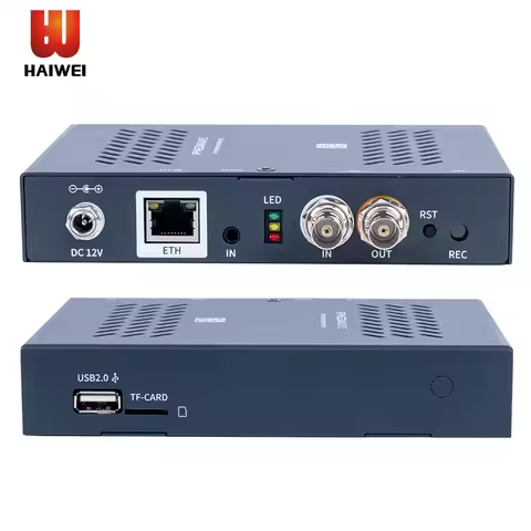 WebRTC SNLP POE low latency TF card USB recording SDI to IP IPTV HD Video Encoder Transmitter with H