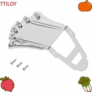 7TILOYSHOP Guitar Tailpiece, Silver Metal Guitar Tailpiece Bridge, Sturdy For 6 String 6 String Guit