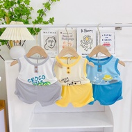[BLHT] 6-16kg Set of three cute cold cotton spandex holes for baby Tom Kids Store
