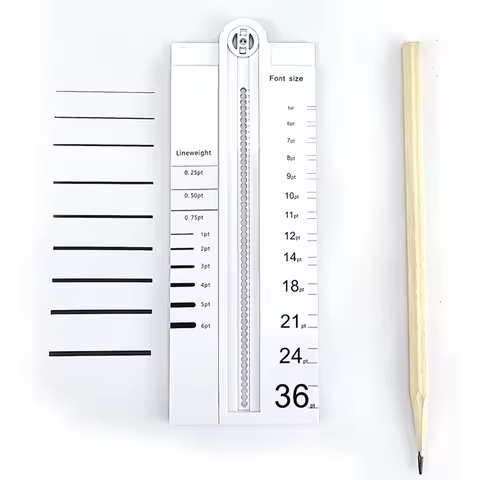 Multifunctional Folding Geometric Drawing Ruler Line Circular Drawing Template