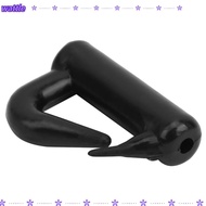 WATTLE 200PCS Rotating Snaps, Lightweight Black Clevis Snaps, Portable 13mm Plastic Fast Change Snap