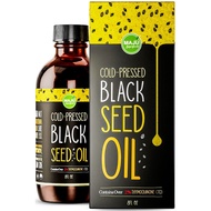 MAJU Black Seed Oil - 3 Times Thymoquinone Cold-Pressed 100% Turkish Black Cumin Seed Oil Glass Bott