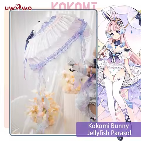 IN STOCK UWOWO Game Genshin Impact Kokomi Bunny Suit Cosplay Umbrella Cover With Accessories Props