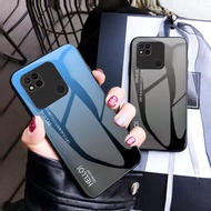 Shipped From Thailand Glass Case For Xiaomi Redmi 10A/9c Shockproof Gradient 10A 9c Model Phone Case