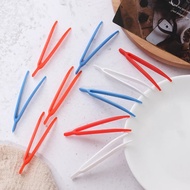 【Must-Have Accessories】 10pcs Plastic Tweezers Children Tweezers Games Teaching Learning Educational Toys Random Color