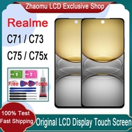 Original Realme C71 C73 C75 C75x LCD Display Touch Screen Replacement