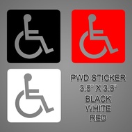 DK Multimedia - PWD Sticker / CAR OR MOTORYCLE STICKER | decals | waterproof STICKER |