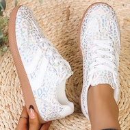 Women Sneakers Colorful Sneakers Women Flat Sneakers Lace-Up Sneakers Soft-Soled Sneakers Dirt-Res