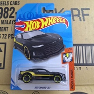 Hotwheels 2017 CAMARO ZL1 Metal Car Black (kg13)