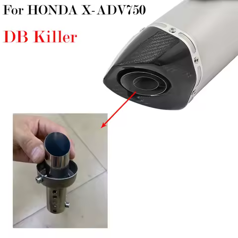 Slip On For HONDA X-ADV750 X-ADV 750 ADV 750 2018 - 2024 Motorcycle Exhaust Tail Escape Link Pipe DB