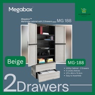 Megabox Utility Cabinet 5 Layer Shelves with 2 drawer 5L Organiser Clothes Organizer - Megabox MG188