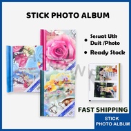 Stick Photo Album DIY Self-Adhesive Gambar Album Buku Hantaran ( 40pages )/Photo Album/Gambar Album 