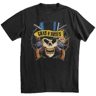 new Guns N' Roses Guns N' Roses Hat Skull Sportswear Men's T-Shirts Fashion