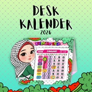 Kalender 2026 | Kalender meja | Mini Kalender