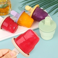 1Pc Multi-color Popsicle Mold Easy-Release non-stick Homemade Multifunctional DIY popsicle ice cream silicone mold