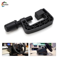 [chulisia] Steering Wheel Clip Clamp Racing Game Accessories Black Spare Parts Heavy Duty Driving Fo