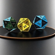 Dungeons and Dragons 20 Sides Dice Metal Brooch Badge Dice New Creative Accessories