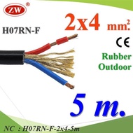 NC 5 Meters External Power Cord Waterproof 2 Core 4.0 mm2 H07RN-F-2x4-5m