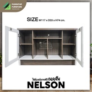 [สินค้าพร้อมจัดส่งใน3วัน] ตู้วางทีวี  ประกอบสำเร็จ  รุ่น Nelson🍓🍓🐥🍓🐥 ตู้วางทีวีอเนกประสงค์ MODERN
